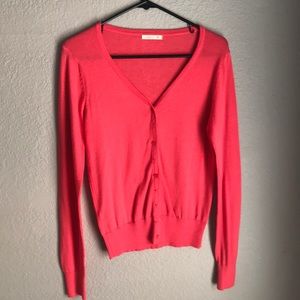 Hot pink cardigan